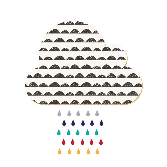 Samolepiaca nástenka DEKORNIK - obláčik