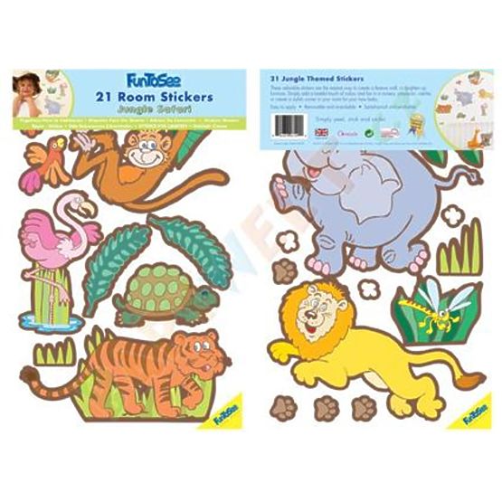 Samolepiace dekorácia - Jungle Safari