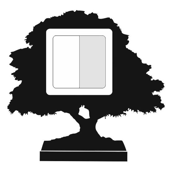 Samolepiace textilný ochrana vypínače - bonsai