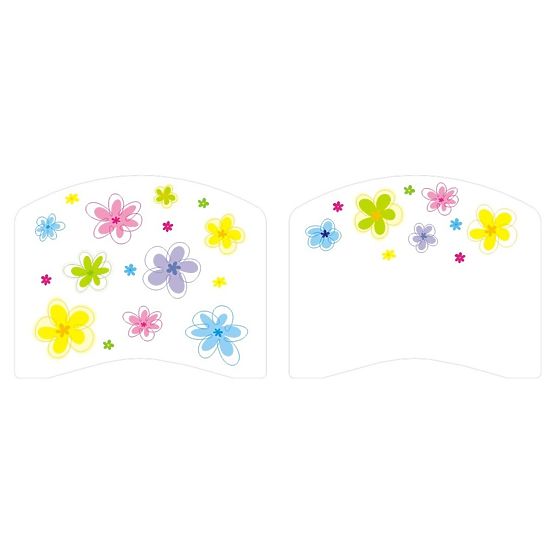 Samolepka na postel - Květiny