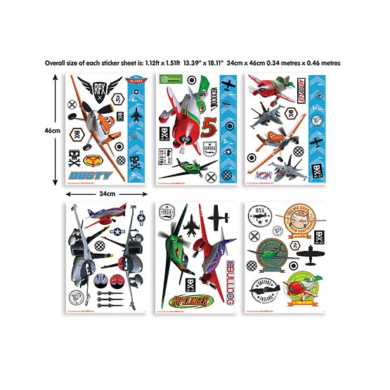 Samolepky Disney - Lietadlá