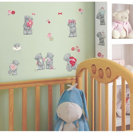 Samolepky Mini Wall art Tatto TEDDY Celebrations