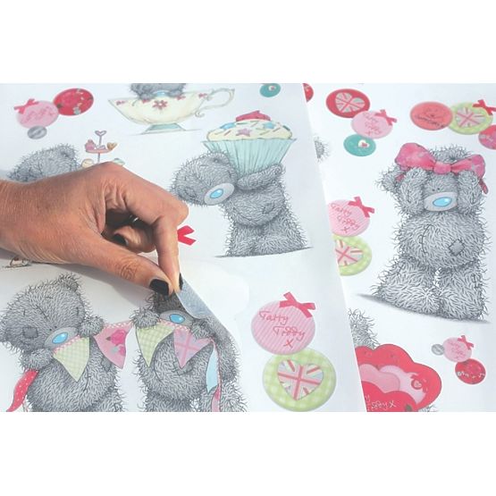 Samolepky Mini Wall art Tatto TEDDY Celebrations