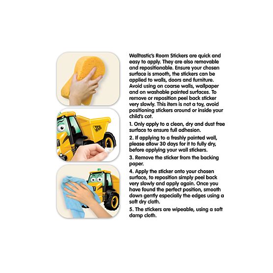 Samolepky - Moje prvé JCB