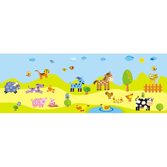 Samolepky na stenu - farma M3