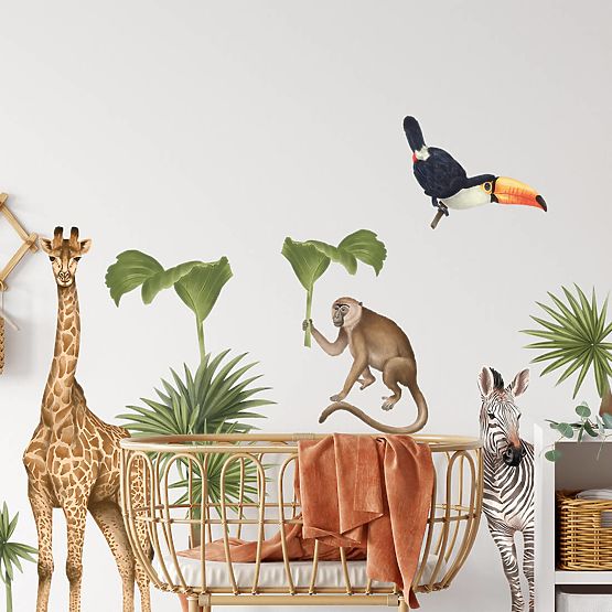Samolepky na stenu Giraffe