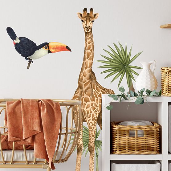 Samolepky na stenu Giraffe