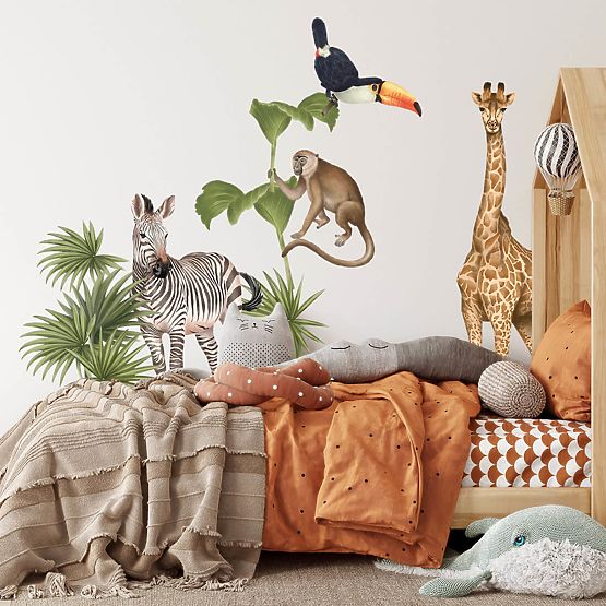 Samolepky na stenu Giraffe