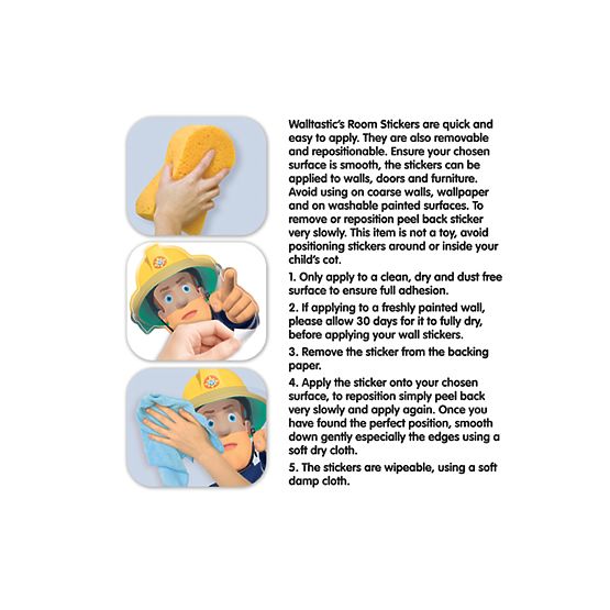 Samolepky - Požiarnik Sam