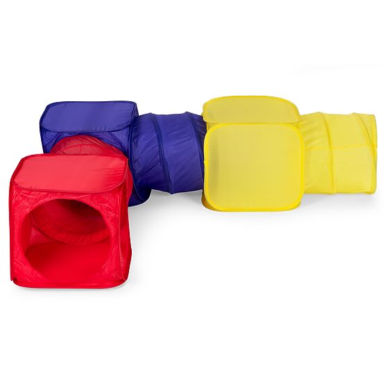 Samorozkladacie detské stany, hracie centrum 6 prvkov tunely kocky IPLAY