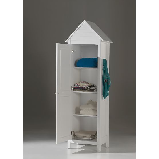 Šatníková skriňa Lewis - biela