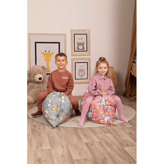 Sedací vak - kvapka Dúha