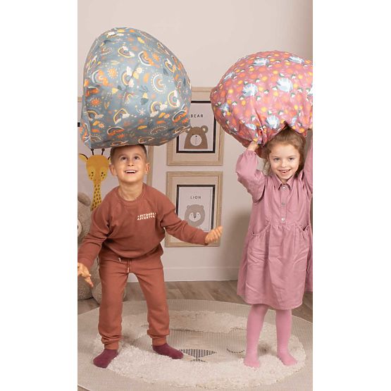 Sedací vak - kvapka Dúha