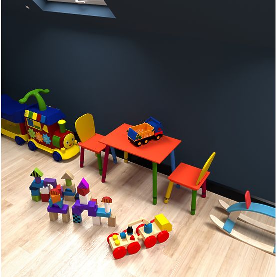 Set stolčeka a stoličiek - farby dúhy