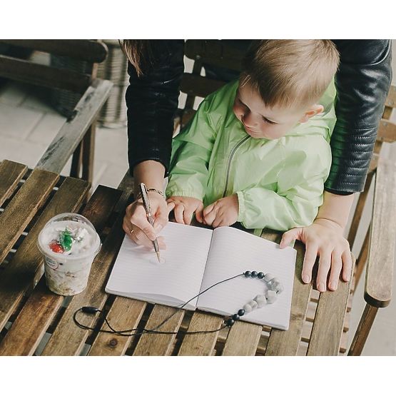 Silikónové dojčiace korále Ava