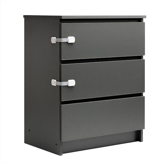 SIPO Multifunkčný nastaviteľný zámok na skrine a zásuvky - 6ks