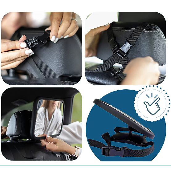 SIPO Zrkadielko na pozorovanie dieťaťa v aute