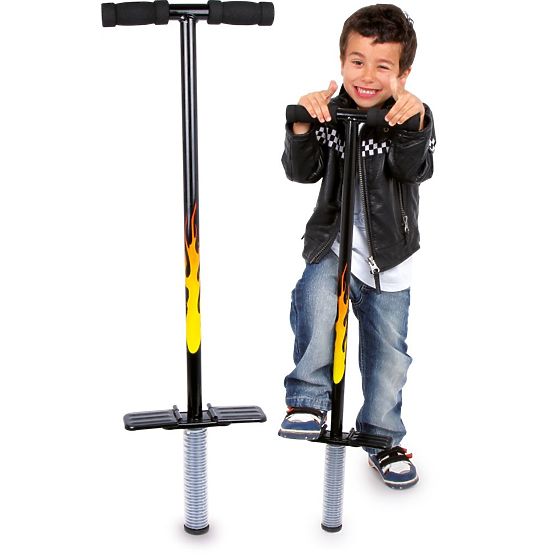 Skákacia tyč POGO s plameňmi