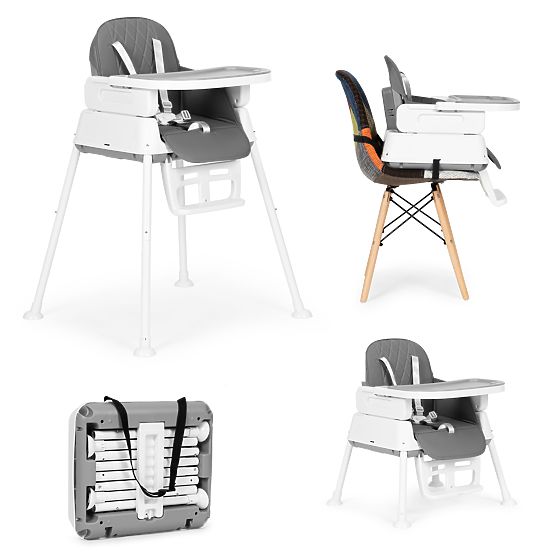 Skladacia detská jedálenská stolička 3v1 ECOTOYS