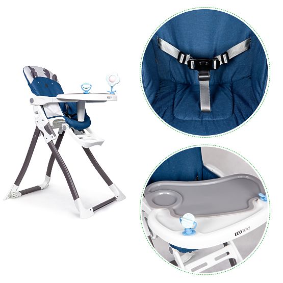 Skladacia jedálenská stolička Renifer ECOTOYS