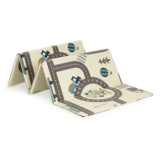 Skladacia obojstranná penová vzdelávacia podložka veľká taška ECOTOYS