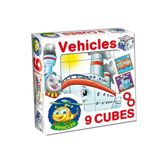 Skladacie obrázkové kocky Vehicles Podľa obrázku