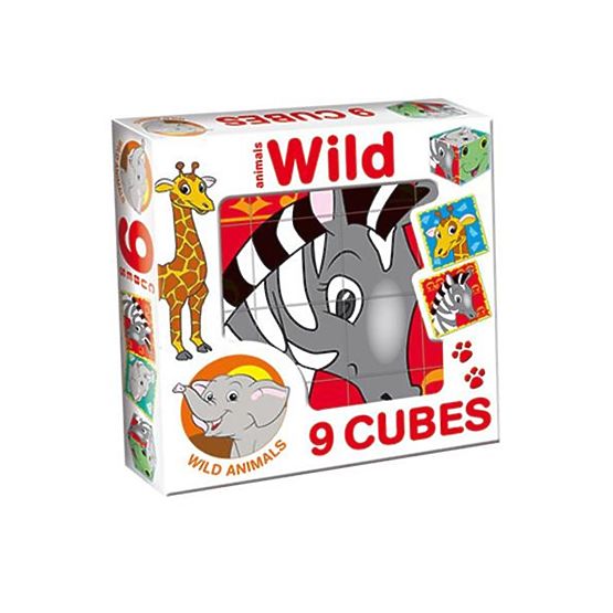 Skladacie obrázkové kocky Wild Podľa obrázku