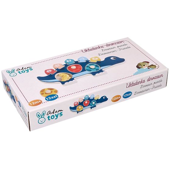 Skladačka maminka dinosaura s číslami