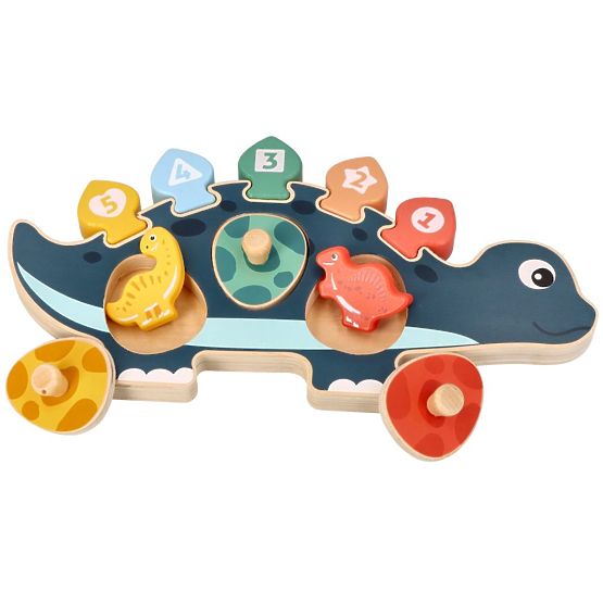Skladačka maminka dinosaura s číslami