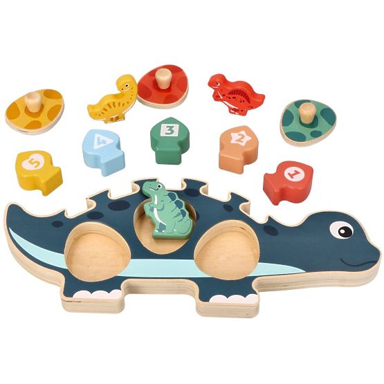 Skladačka maminka dinosaura s číslami