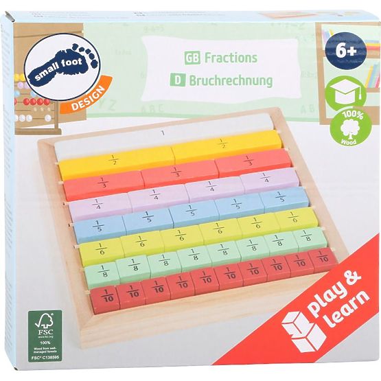 Skladačka na učenie zlomkov