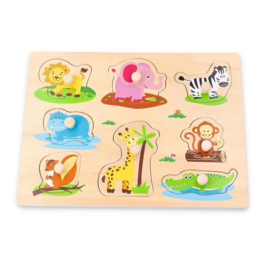 Skladačka s úchytmi Priatelia z džungle