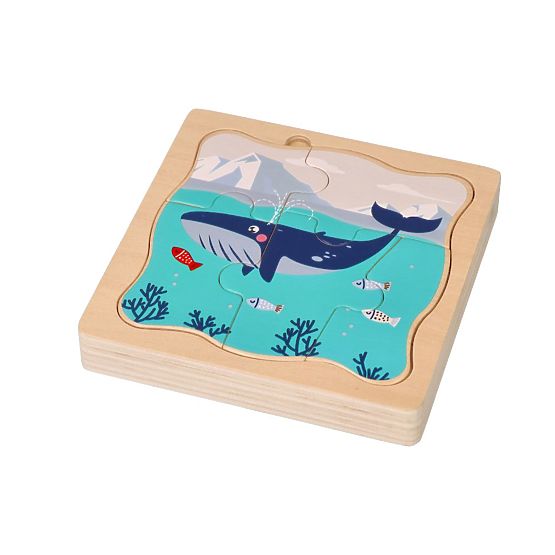 Skladačka vrstiev Arktické zvieratá