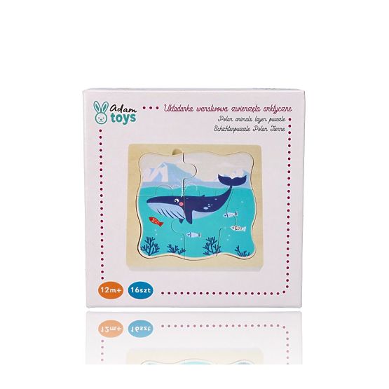 Skladačka vrstiev Arktické zvieratá