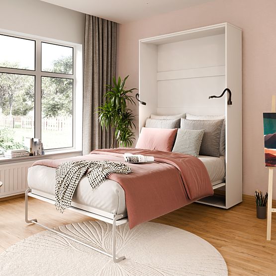 Sklápacia posteľ KOBI VERTO 120x200 Biela 1 ks