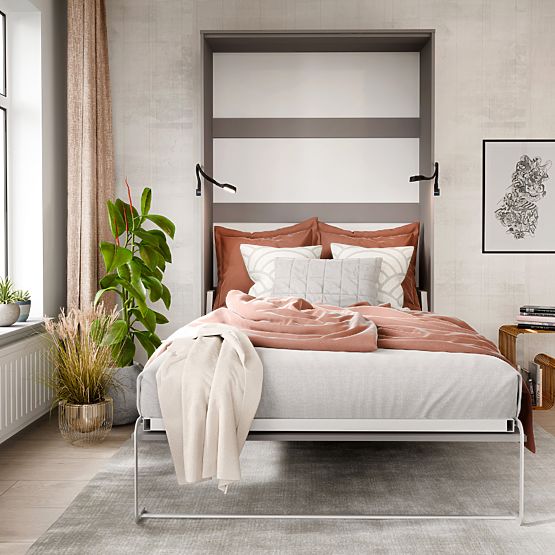 Sklápacia posteľ KOBI VERTO 120x200 Sivá 1 ks