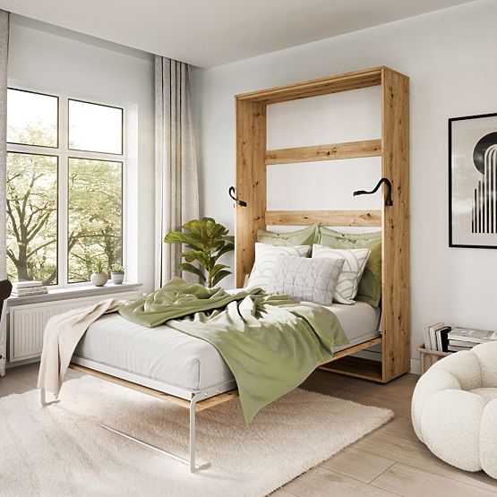 Sklápacia posteľ KOBI VERTO 90x200 Dub Artisan 1 ks