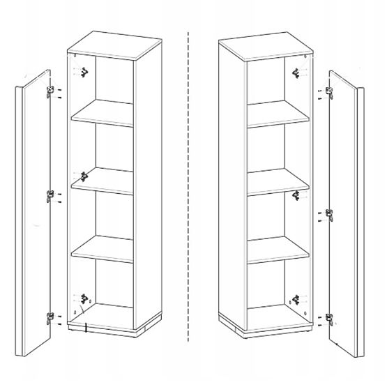 Skriňa 1-dverová Evado