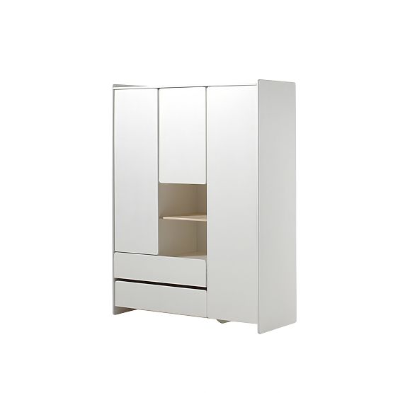 Skriňa 3-dveřová Kiddy - biela