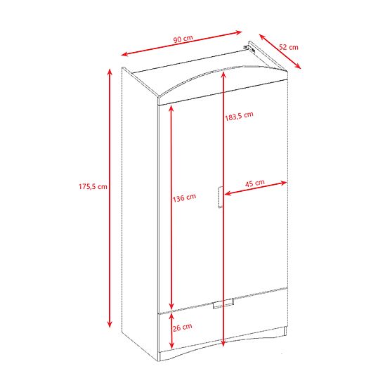 Skriňa Classic - biela