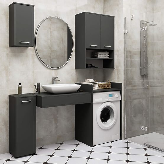 SKRINKA PRÁČKY FIN GRAFITOVÁ ŠEDÁ