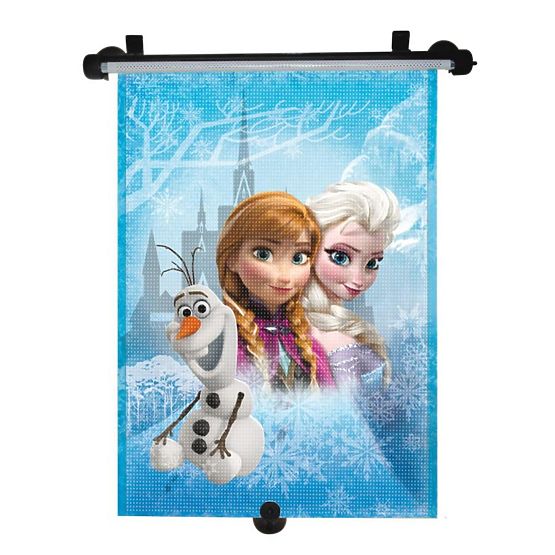 Slnečná roleta do auta Disney Frozen Modrá