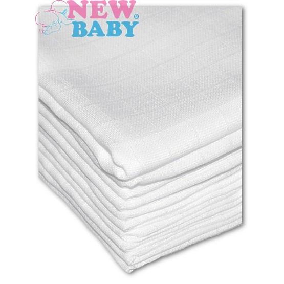 Slovenské detské plienky New Baby LUX 20ks Biela