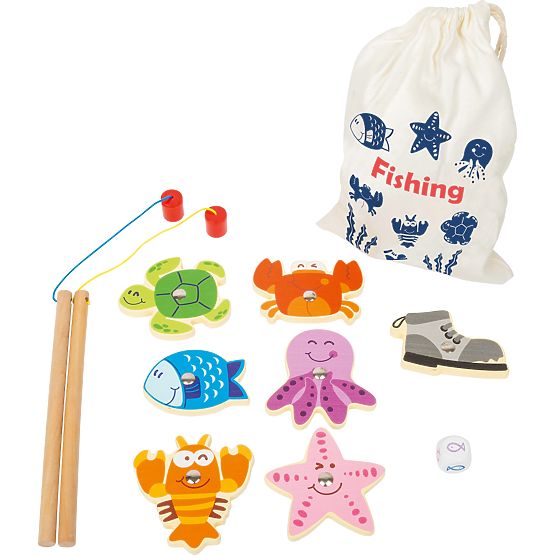 small foot Cestovné chytanie rybičiek