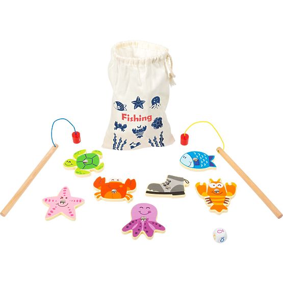 small foot Cestovné chytanie rybičiek