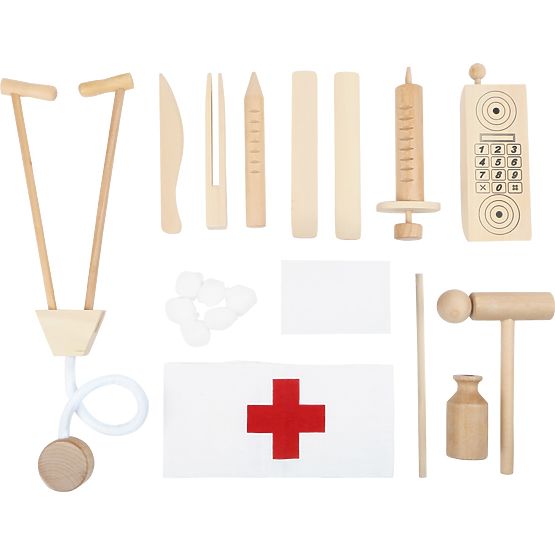 small foot Detský drevený lekársky kufrík