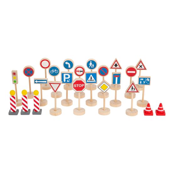 small foot Dopravné značky sada 25 dielov