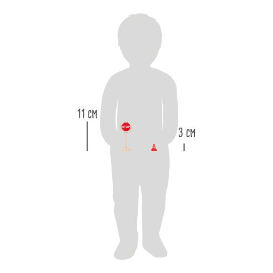 small foot Dopravné značky sada 25 dielov