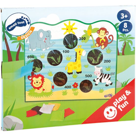 Small Foot Drevená hra na hádzanie Afrika