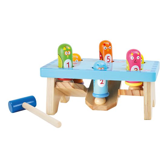 Small Foot Drevená hra zatĺkaj vtáka